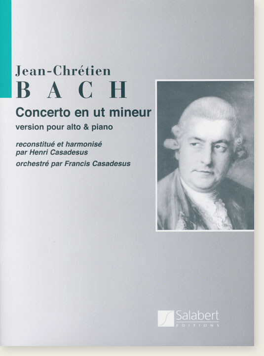 Jean-Chrétien Bach Concerto en ut Mineur Version pour Alto & Piano (Viola)