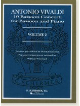 Antonio Vivaldi 10 Bassoon Concerti for Bassoon and Piano Volume 2