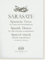 Sarasate Spanish Dances for Violin with Piano Accompaniment 3: Romanza Andaluza