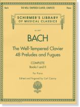 Bach The Well-Tempered Clavier, Complete for Piano , Book Ⅰ and BookⅡ (Czerny) Bach The Well-Tempered Clavier, Complete for Piano , Book Ⅰ and BookⅡ (Czerny)