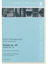 Shostakovich Sonata Op. 147 for Violoncello and Piano Shostakovich Sonata Op. 147 for Violoncello and Piano