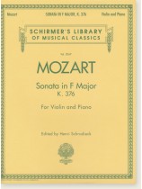 Mozart Sonata in F Major, K. 376 for Violin and Piano Mozart Sonata in F Major, K. 376 for Violin and Piano