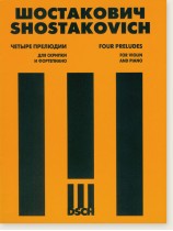 Shostakovich Four Preludes for Violin and Piano