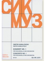 Dmitri Kabalevsky【Concerto No. 1, Op. 49】for Cello and Piano Reduction Dmitri Kabalevsky【Concerto No. 1, Op. 49】for Cello and Piano Reduction