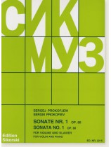 Sergei Prokofiev Sonata No. 1 Op. 80 for Violin and Piano