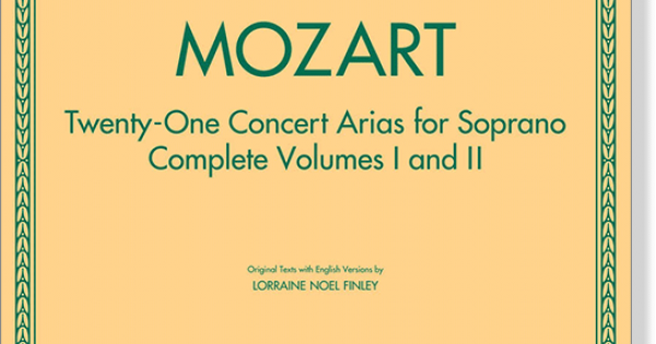 Mozart【Twenty-One Concert Arias】for Soprano, Complete Volumes Ⅰ