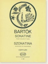 Bartók Sonatine pour Violin et Piano