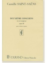 Saint-Saëns Deuxième Concerto en ut Majeur Opus 58 pour Violon et Piano Saint-Saëns Deuxième Concerto en ut Majeur Opus 58 pour Violon et Piano
