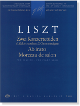 Liszt: Zwei Konzertetüden für Klavier Liszt: Zwei Konzertetüden für Klavier