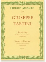 Giuseppe Tartini Sonate in G für Violine und Basso Continuo "Teufelstriller" Urtext Giuseppe Tartini Sonate in G für Violine und Basso Continuo "Teufelstriller" Urtext