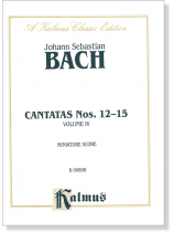 Bach【Cantatas No. 12-15】Volume Ⅳ , Miniature Score Bach【Cantatas No. 12-15】Volume Ⅳ , Miniature Score