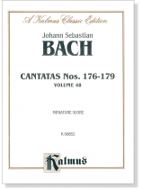 Bach【Cantatas Nos. 176-179】 Volume 48 , Miniature Score Bach【Cantatas Nos. 176-179】 Volume 48 , Miniature Score
