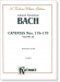 Bach【Cantatas Nos. 176-179】 Volume 48 , Miniature Score