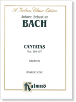 Bach【Cantatas Nos. 184-187】Volume 50 , Miniature Score Bach【Cantatas Nos. 184-187】Volume 50 , Miniature Score