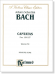 Bach【Cantatas Nos. 184-187】Volume 50 , Miniature Score