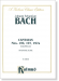 Bach【Cantatas Nos. 196,197,197a】Volume Ⅳ, Miniature Score