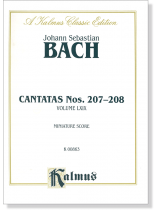 Bach【Cantatas Nos. 207-208】Volume LXⅨ , Miniature Score Bach【Cantatas Nos. 207-208】Volume LXⅨ , Miniature Score