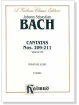 Bach【Cantatas Nos. 209-211】Volume 60 , Miniature Score Bach【Cantatas Nos. 209-211】Volume 60 , Miniature Score
