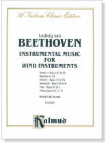 Beethoven【Instrumental Music】for wind Instruments ,Miniature Score Beethoven【Instrumental Music】for wind Instruments ,Miniature Score