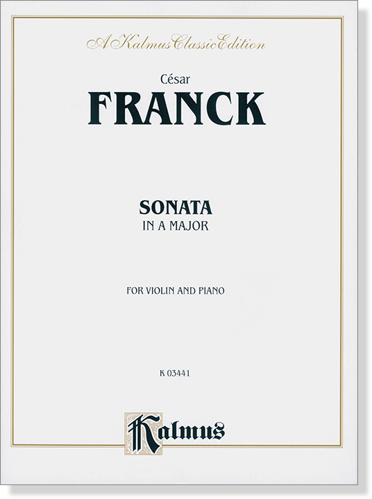 Franck【Sonata in A Major】for Violin and Piano