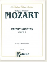 Mozart Twenty Sonatas Volume Ⅱ for Violin and Piano