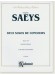 Eugène Saeys Deux Solos de Concours Opus 130 Urtext Edition for Violin and Piano