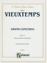 Vieuxtemps Grand Concerto Opus 10 Edited by Henry Schradieck for Violin and Piano