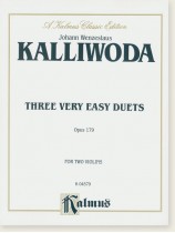 Kalliwoda Three Very Easy Duets Opus 179 for Two Violins Kalliwoda Three Very Easy Duets Opus 179 for Two Violins