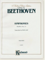 Beethoven Symphonies Volume Ⅰ, Nos. 1-5 Transcribed by Franz Liszt for Piano Beethoven Symphonies Volume Ⅰ, Nos. 1-5 Transcribed by Franz Liszt for Piano