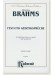 Brahms Fest-und Gedenksprüche for Eight Voice Chorus, a Capella with Greman Text Choral Score