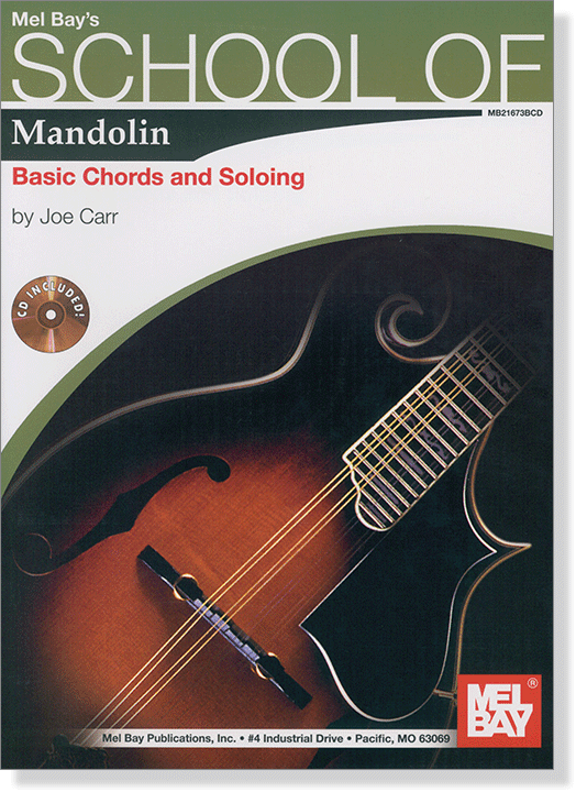 Mel Bay's School of Mandolin: Basic Chords and Soloing (Book/CD Set)