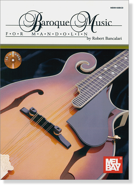 Baroque Music for Mandolin (Book/CD Set)