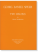 Georg Daniel Speer Two Sonatas for Three Trombones