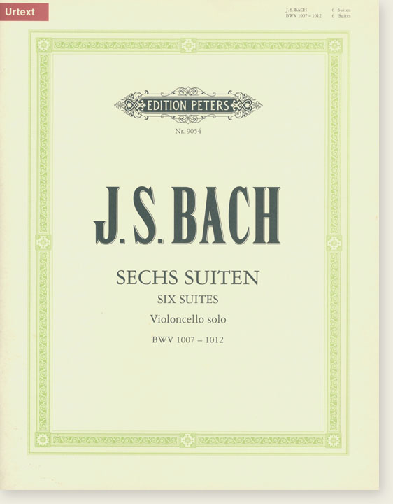 J.S.Bach【Sechs Suiten】Six Suites Violoncello Solo , BWV 1007-1012