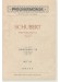 Schubert Streichquartett a moll , Op. 29 (D. 804)/シューベルト 弦楽四重奏曲第十三番 イ短調 作品29「ロザムンデ」 Schubert Streichquartett a moll , Op. 29 (D. 804)/シューベルト 弦楽四重奏曲第十三番 イ短調 作品29「ロザムンデ」