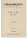 Mahler Symphonie Ⅱ (Revidierte Fassung)／マーラー 交響曲第二番 (改訂版)