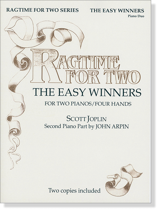 Scott Joplin The Easy Winners Piano Duo Ragtime for Two