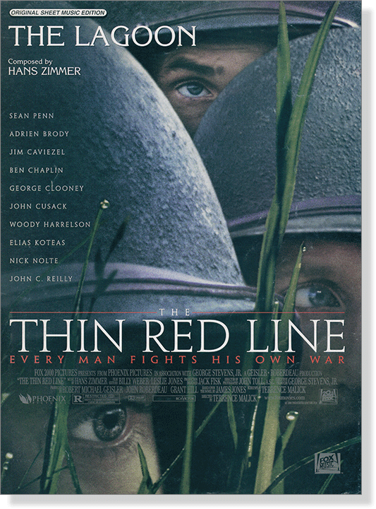 The Lagoon from The Thin Red Line Original Sheet Music Edition for Piano