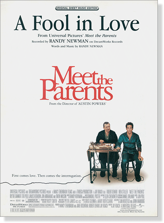 A Fool in Love (from Meet the Parents) / Original Sheet Music Edition A Fool in Love (from Meet the Parents) / Original Sheet Music Edition