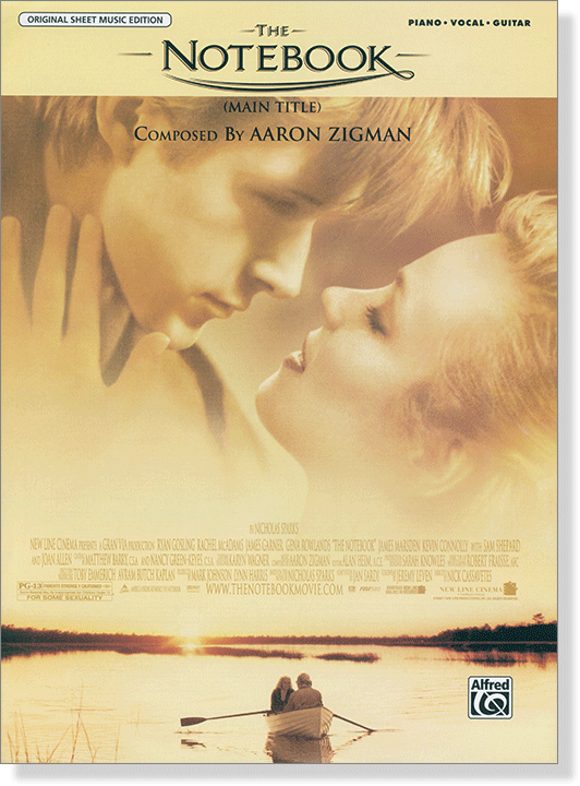 The Notebook (Main Title)  Original Sheet Music Edition Piano‧Vocal‧Guitar