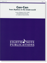 Jacques Offenbach Can-Can from Orpheus in the Underworld for Saophone Quartet(AATB) Easy Jacques Offenbach Can-Can from Orpheus in the Underworld for Saophone Quartet(AATB) Easy