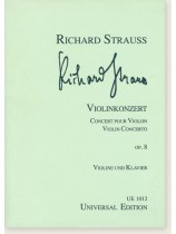 Richard Strauss Violinkonzert Op. 8 Violine und Klavier