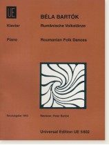 Béla Bartók Roumanian Folk Dances for Piano Béla Bartók Roumanian Folk Dances for Piano