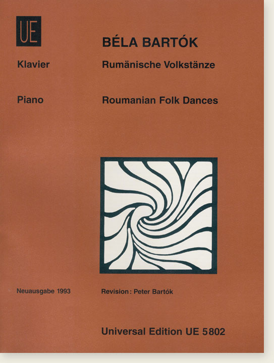 Béla Bartók Roumanian Folk Dances for Piano