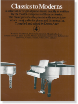 Classics To Moderns - Book 4 Classics To Moderns - Book 4