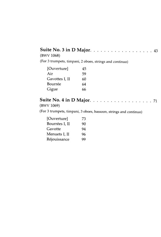 Bach【The Four Orchestral Suites, BWV1066-1069】