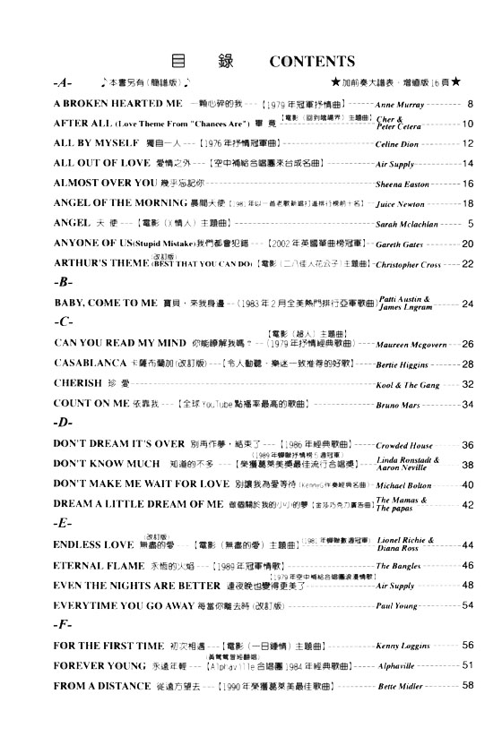 流行經典情歌 (五線譜版) Popular‧Classic‧Love Songs 流行經典情歌 (五線譜版) Popular‧Classic‧Love Songs