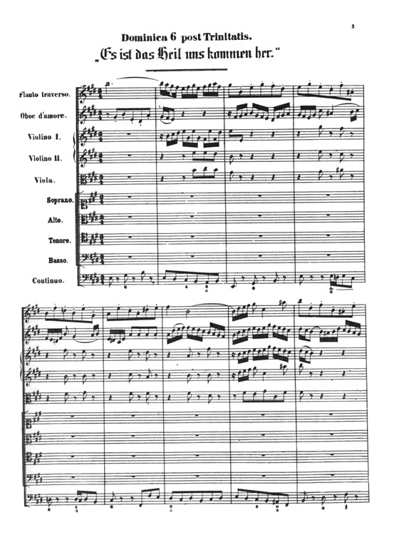 Bach【Cantatas No. 9-12】Volume Ⅲ , Miniature Score