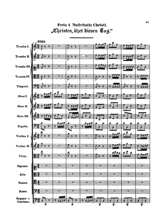 Bach【Cantatas Nos. 63-65】Volume 18 , Miniature Score