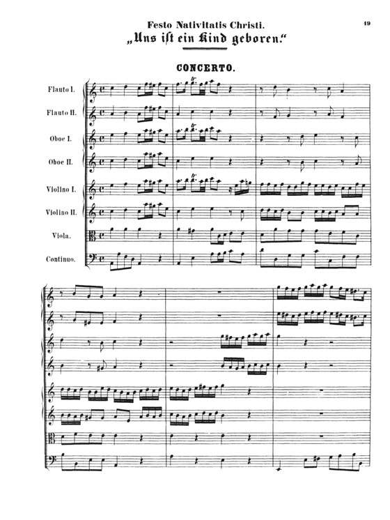 Bach【Cantatas Nos. 142-145】Volume XL , Miniature Score